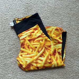 Blackmilk French fry capri leggings